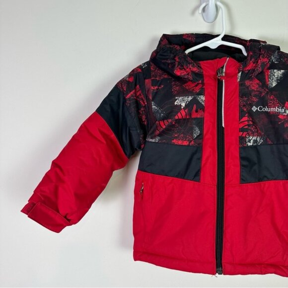 Columbia Toddler Boys Lightning Lift Printed Winter Coat Jacket Size 3 T - Picture 2 of 16